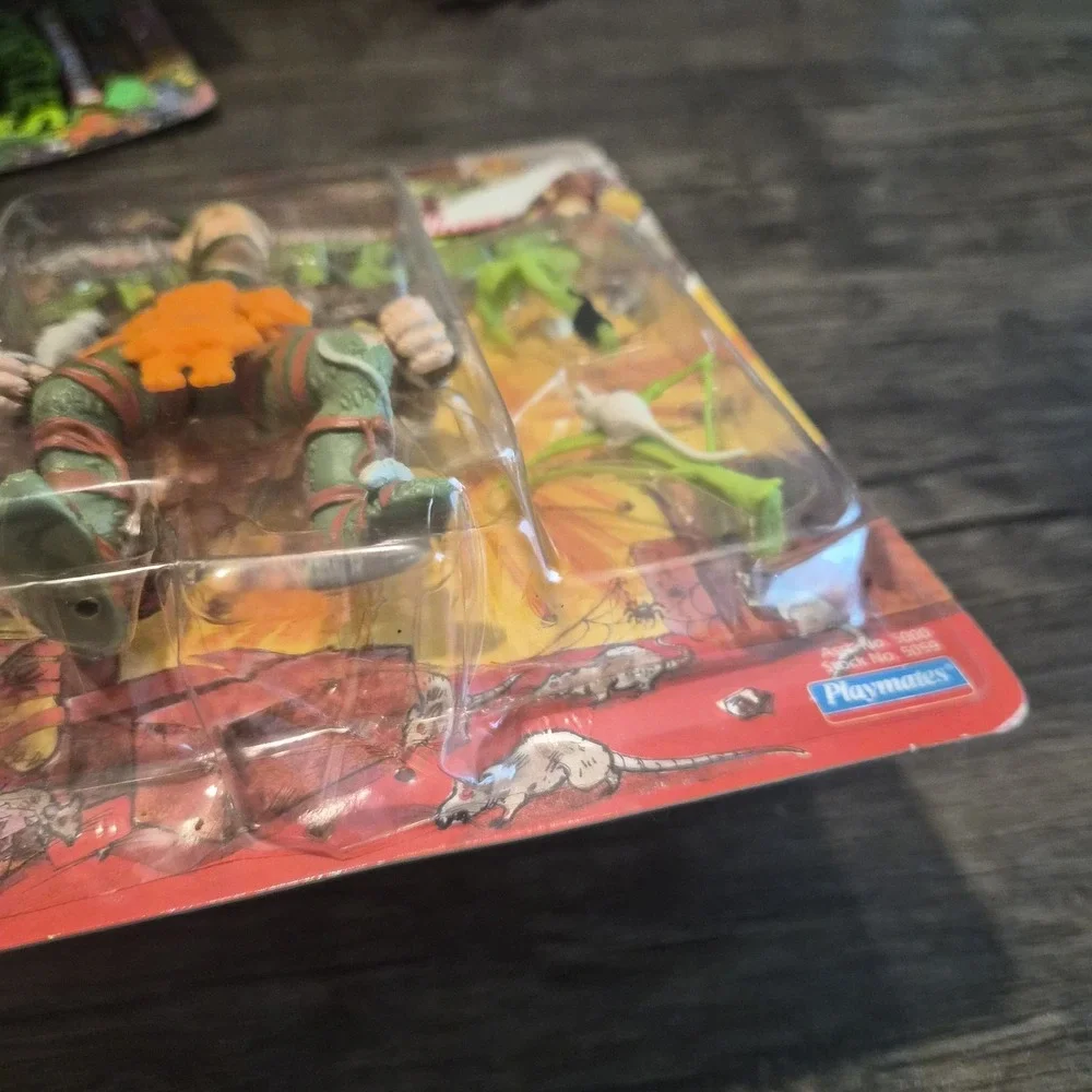 1990 TMNT Rat King MOC Sealed Vintage Playmates Action Figure Complete Card